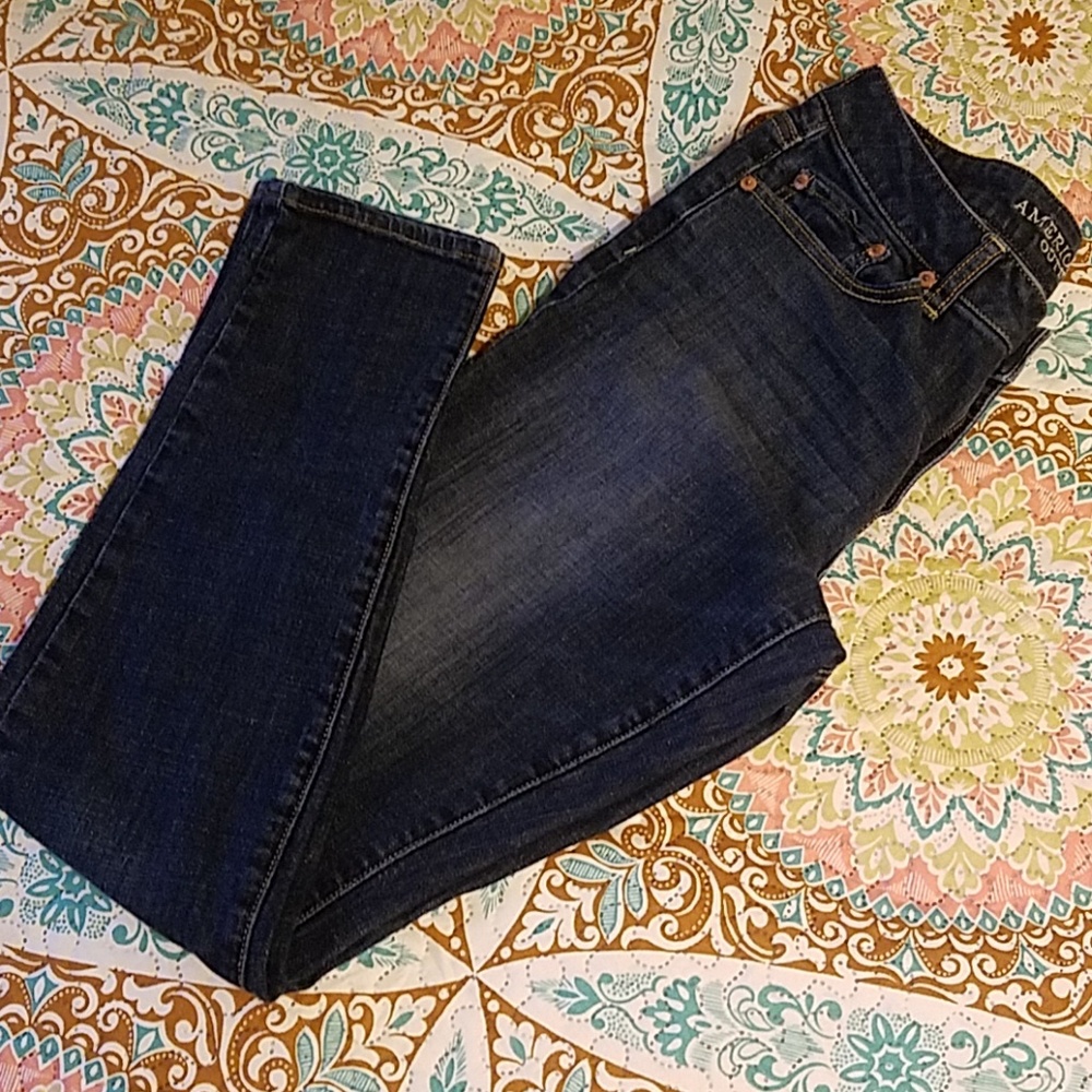 American Eagle Hi-Rise skinny stretch jeans